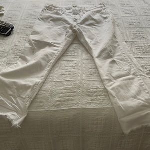 J Crew White Denim Jeans size 30
